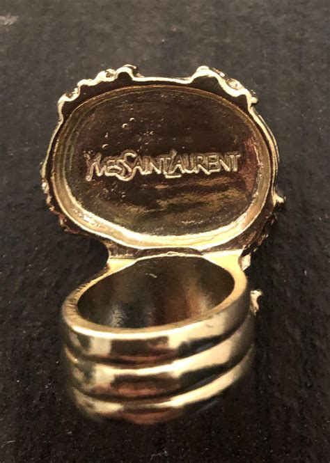 fake ysl ring|Found this Yves Saint Laurent arty ring while thrifting..